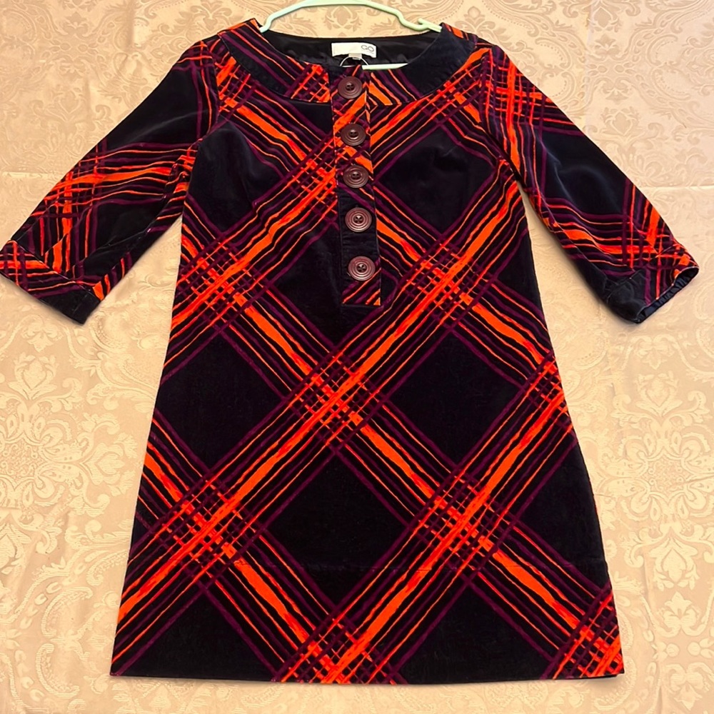 Retro Corduroy Mini Dress